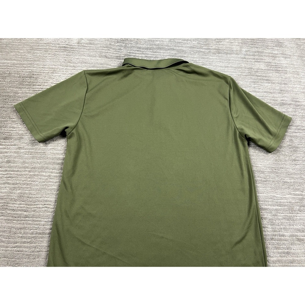 BCG Polo Shirt Mens Large Green Short Sleeve Polyester Athleisure Outdoor Casual - Picture 7 of 12